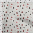 thumbnail image 3 of Soimoi Pocker Printed, Poly Canvas Fabric, Decor Sewing Fabric by The Yard 56 Inch Wide,Decorative Fabric for Curtains Tote Bags, Red, 3 of 5