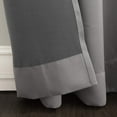 thumbnail image 3 of Sun Zero Barrow Energy Efficient Grommet Curtain Panel, 54" x 108", Gray, 3 of 5