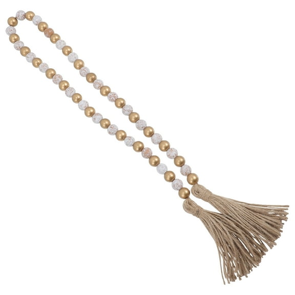 IBASETOY Wood Beads String DIY Creations Multi Color 1Pack