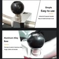 thumbnail image 2 of Motorcycle Handlebar Clamp Base with 1 Inch M8 Ball for Mobile & Car Phone Holder, 2 of 5