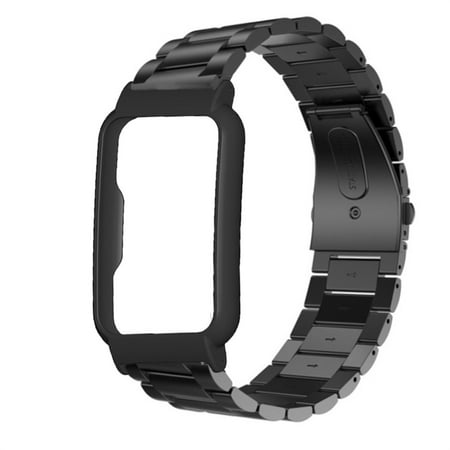 Suitable For OPPO Free Smart Bracelet Watch Strap Case Integrated Solid Stainless Steel Strap Wristbands for 1000