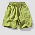 thumbnail image 3 of Maean Mens Big and Tall Shorts High Waist Causal Dressy Short Trousers Stretch Shorts with Pockets M-5XL, 3 of 6