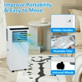 thumbnail image 4 of AKDSteel Portable Air Conditioner, 8000 Btu Smart Control, Cools Rooms Up To 450 Sq. Ft., Includes Remote And Window Kit, 4 of 7