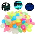thumbnail image 5 of 100/PCS Piedra luminosa de color villa jardinería pecera paisajismo guijarros piedra luminosa artificial, 5 of 5