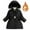 Black, variant on Huowey Baby Girls Padded Jacket Long Thickening Fashion Down Padded Jacket Winter Soft Dailywear, 6-7 Years