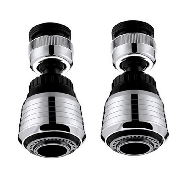Binmer 360 Degree Rotating Tap Bubbler Filter Net Faucet Aerator Connector Nozzle Diffuser