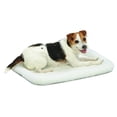 thumbnail image 1 of Cama para perros MidWest Homes for Pets Bolster, forro polar blanco de 24 pulgadas, 1 of 7