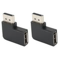 thumbnail image 1 of DP Adapter,2pcs Displayport Extender Same Displayport Extender Degree Displayport Exquisite Design, 1 of 9
