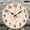 12x12in, variant on Creowell 1pc Line Tulip Minimal Pattern Theme Wall Clock Battery Operated, 10 inch No AA Battery Lncluded Lobby Corridor Dining Room Bedroom Office Classroom