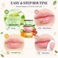 thumbnail image 2 of 3 Pcs Bee Lip Balm Honey Pot, Honey & Strawberry Lip Mask Propolis Moisturizing Hydrating Prevention Dry and Cracked Lip Scrubs Exfoliator (Honey+Strawberry+Apple Lime), 2 of 7