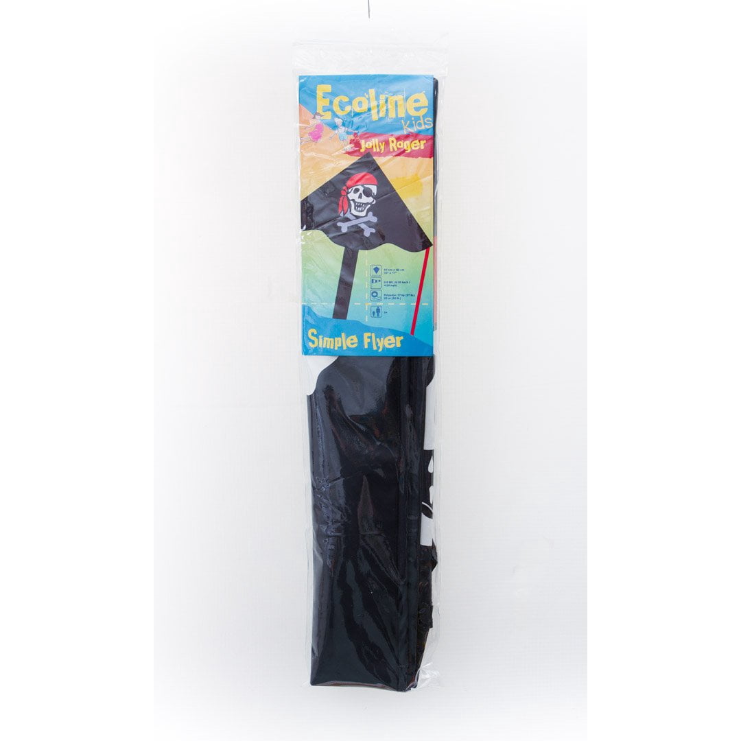 HQ Kites 102135 Ecoline Simple Flyer Jolly Roger Kite