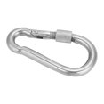 thumbnail image 6 of 304 Stainless Steel Carabiner Fast Hanging Buckle Elastic Buckle Spring Hook (M8), 6 of 8