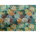 thumbnail image 5 of oneOone Cotton Cambric Teal Green Fabric Florals Fabric For Sewing Printed Craft Fabric By The Yard 56 Inch Wide, 5 of 5
