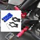 thumbnail image 1 of Clavijas universales para motocicletas, reposapiés plegables, ciclomotores Azul Cola Estribos para moto, 1 of 8