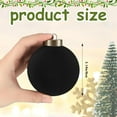 thumbnail image 2 of 15 Pcs Velvet Christmas Balls Bulk Flocked Christmas Tree Ball Ornaments Plastic Xmas Decorative Hanging Ornaments, 2 of 6