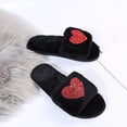 thumbnail image 5 of ssuyfkrb Slippers for Women,Slippers for Women Indoor,Slippers Women,Non-slip,Cozy,Warm,Black,37, 5 of 6