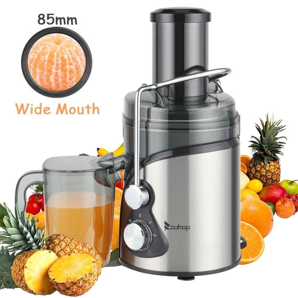 3 Speed Juice Extractor with Non-Slip Feet BPA-Free with 3'' Wide Mouth for Fruits and Vegs Juicer Machines Easy to Clean