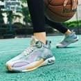 thumbnail image 4 of Men's High Top Graffiti Anti Slip Basketball Shoes, Arch Supported Casual Sports Shoes, Men's Breathable Running Shoes, Fitness Cushioning Training Shoes, 4 of 7
