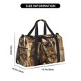 thumbnail image 3 of Xecao Musical Horse Vintage Collage Pattern ​Lightweight Crossbody Weekender Bag Mesh Side Pockets Padded Handles Sports Outdoor Gear Organizer, 3 of 7