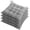 Gray, variant on TeqHome 4 Pack 15.75 Square Soft Chair Seat Cushion, Thickened 2.37 Tatami Pads for Office, Living Room,Car,Yoga,Brown
