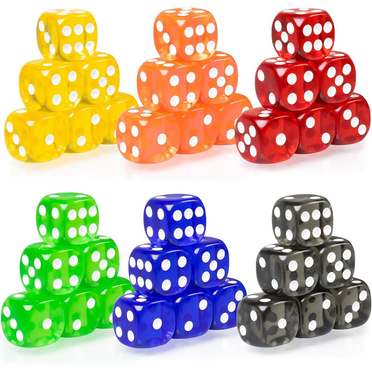 10pcs Classic Dices Six Sided Dices Board Game Dice Toys Party