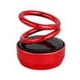 thumbnail image 5 of Scienceny Ambientador de aire de energía solar Suspensión giratoria de doble lazo Decoración de aromaterapia automática Estilo de perfume rojo 2piezas Scienceny CBP100804, 5 of 5