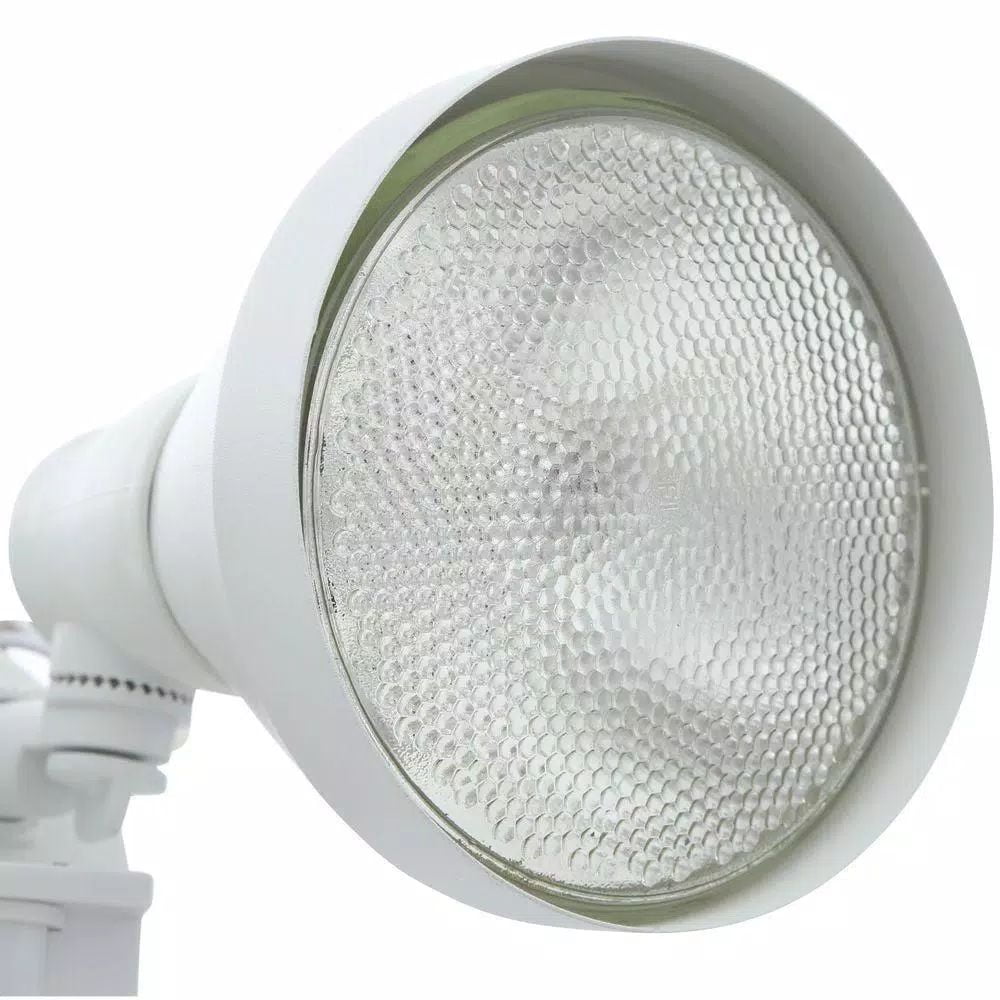 Defiant 180-Degree Motion Activated White Outdoor Security Flood Light