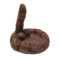 thumbnail image 1 of Posavasos de fieltro con forma de trasero de gato, divertidos posavasos para café, suaves y absorbentes, elegante decoración para el hogar, regalo para amantes de los gatos., 1 of 8