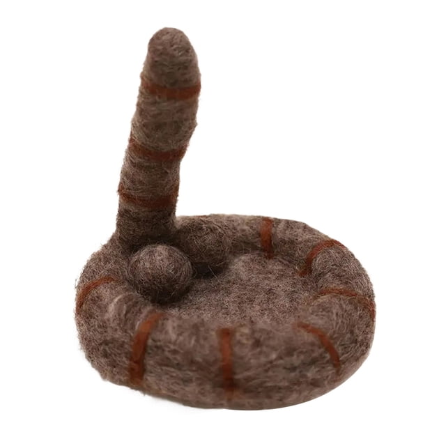 Posavasos de fieltro con forma de trasero de gato, divertidos posavasos para café, suaves y absorbentes, elegante decoración para el hogar, regalo para amantes de los gatos.