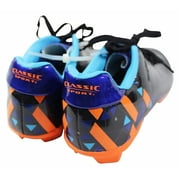 New Other Classic Sport Youth 4.5 Molded Soccer Cleat Black/Orange/Blue