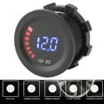 thumbnail image 4 of Car Voltmeter, LED Color Graphic Indicator Voltage Meter High-  For ATV UTV, , , Travel Trailer For DC 12V Motorbike Car Boat With Panel,No Panel, 4 of 8