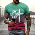 thumbnail image 2 of Bjutir Men Casual T-Shirts Fashion Casual Short Sleeve Pullover T Shirt Printed Top Hot Pink 2Xl, 2 of 6