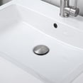 thumbnail image 3 of 2 Pcs Bathroom Sink Drain with Overflow, Vessel Sink Lavatory Vanity Pop Up Drain Stopper, 304 Stainless Steel, 3 of 6