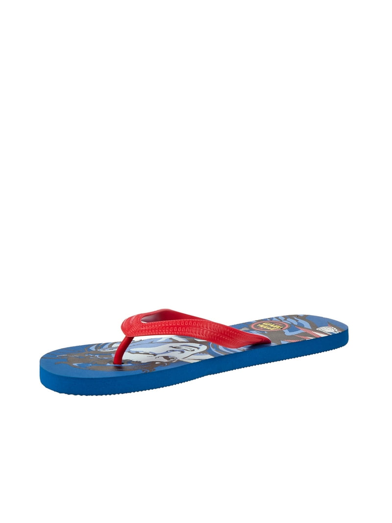 DC Comics Superman Men\'s Flip Flops Thong Sandals Slides Small 7/8 Superman Men main image 3