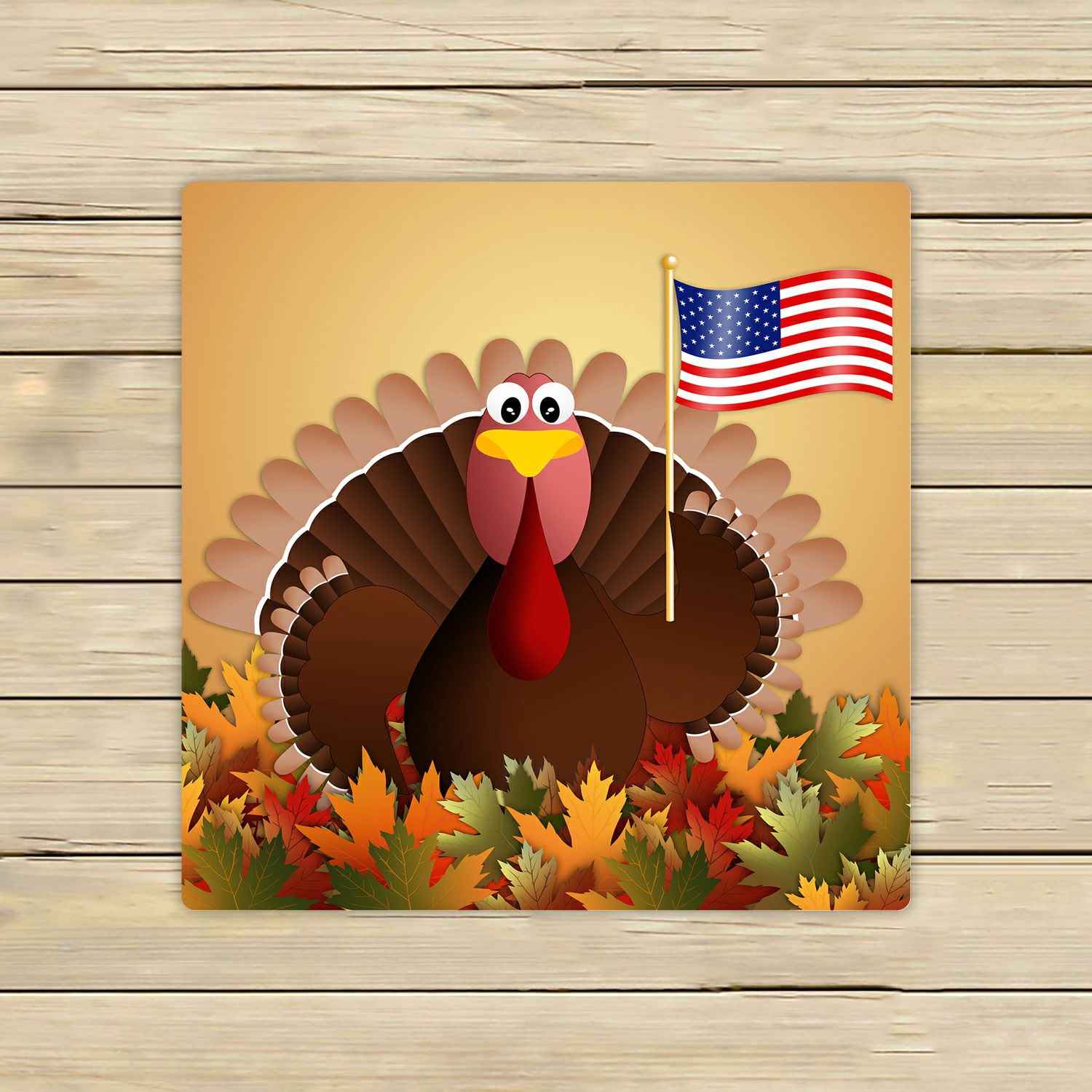 PHFZK Autumn Leaves Towel, Happy Thanksgiving Day Turkey ...