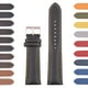 StrapsCo Bracelet de Montre en Cuir Classique pour Hommes - Bracelet à Dégagement Rapide - 16mm 18mm 20mm 22mm 24mm – image 1 sur 5