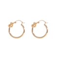 thumbnail image 1 of Earring Female Circle Knotted Ear Hoop Personality Studs, 1 of 7