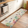 thumbnail image 2 of Seahorse Coastal 2'x6' Runner Rugs for Hallway Kitchen Bedside Non Slip, Nautical Ocean Summer Beach Coral Rustic Entryway Rug Runners with Rubber Backing, Long Carpet Runner for Laundry Room, 2 of 8