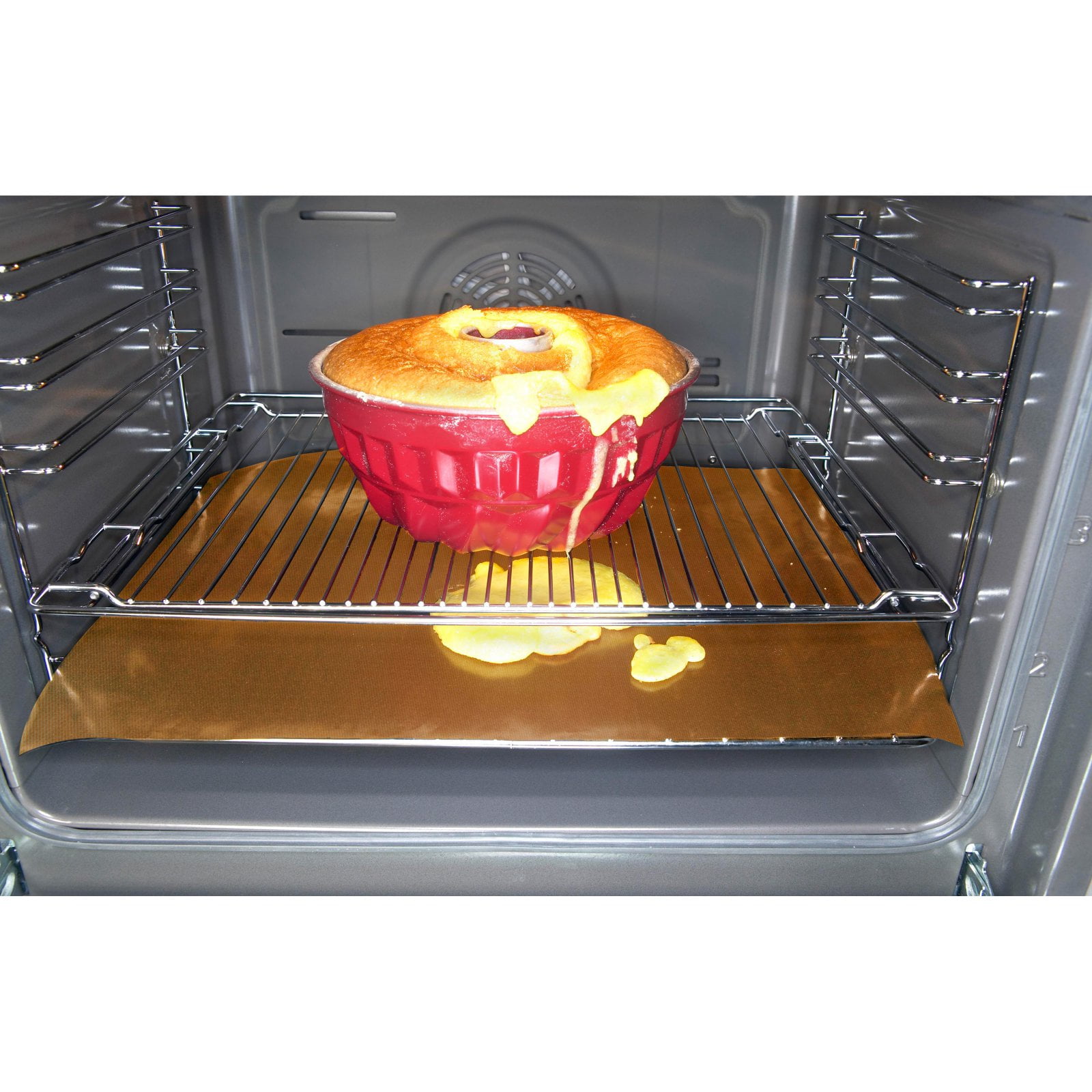 Cooks Innovations Non-Stick Oven Liner; Professional Grade Never Clean The Bottom Of Your Oven Again