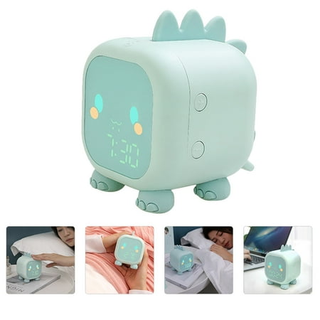 GETAJGHSD Digital Alarm Clock For Kids Green 1Pack 4.6X4.5In