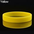 thumbnail image 4 of SmartBy 2 Pcs Men Women Silicone Wristbands Solid Color Sports Bracelet Bangle Gift, 4 of 7