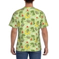 thumbnail image 2 of Rocae Cute Dinosaurs Cartoon for Men's Moisture-Wicking Crew Tee - T-Shirt for Sports, Outdoor Activities, and Casual WearMedium, 2 of 9