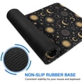 thumbnail image 6 of Long Mouse Pads for Desk,Black Gold Sun Moon Star Pattern Desk Mats on Top Of Desks, Desk Mouse Pad Extra Large with 3mm Non-Slip Base and Stitched Edge for Gaming,Office,Work,Home 35.4"x15.7", 6 of 6