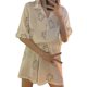 thumbnail image 2 of Conjunto de pijama para mujer, conjunto de pijama para mujer, conjunto de pijama de verano blanco, pijama de dos piezas, rendimiento confiable, 2 of 9