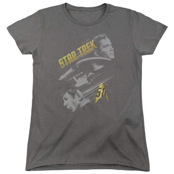 Star Trek - 50 Year Frontier - Women's Short Sleeve Shirt - X-Large