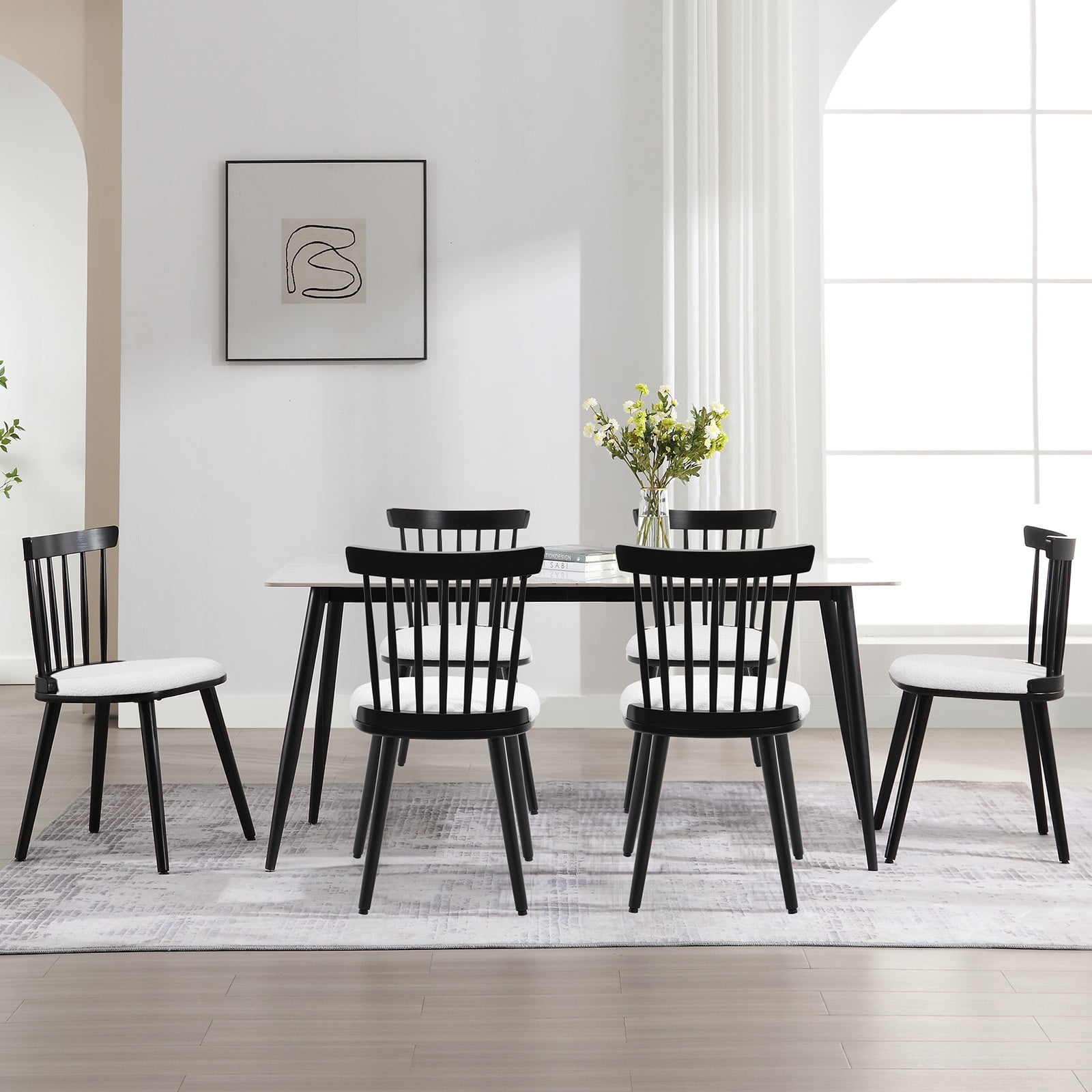 Home Depot Black Spindle Back Chairs Spindle Dining Black Wood