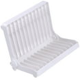 thumbnail image 6 of Mobutofu 1Set Small Dish Rack White Plastic 12.6 * 8.3 * 1 inch for Household Users, 6 of 8