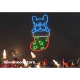 thumbnail image 3 of Glowneon BullDog Christmas Neon Sign, French BullDog Neon Sign, French BullDog Led Light, 3 of 5