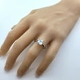 thumbnail image 4 of NANA Jewels 3.00ct Asscher Lucita Solitaire Silver CZ Engagement Ring - 8mm Size 9.5, 4 of 7