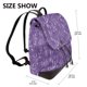 thumbnail image 2 of Easygdp Lavender Flowers Mochila de Cuero para Mujeres, Bolso de Hombro, Bolsos de Mano de Moda para Trabajo y Viajes, 2 of 4